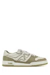 Fendi Leather Sneakers With Ff Lateral Logo