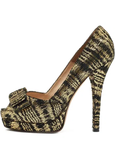 Pre-owned Fendi 1154308 Gold