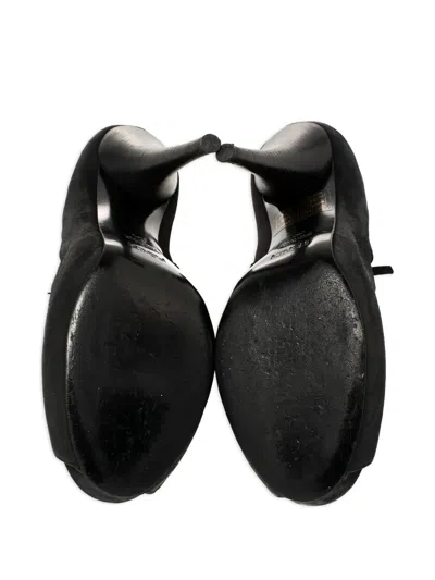 Pre-owned Fendi 115mm Suede Pumps