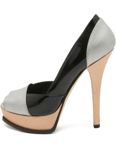 Pre-owned Fendi 140mm Colourblock Pumps