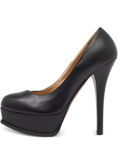 Pre-owned Fendi 140mm Ff-motif Pumps