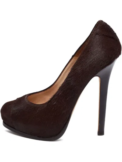 Pre-owned Fendi 140mm Leather Pumps