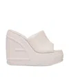 Fendi Woman Sandals Off White Size 8 Soft Leather In White