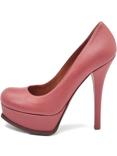 Pre-owned Fendi 140mm Platform Leather Pumps
