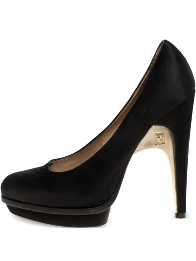 Pre-owned Fendi 145mm Leather Heeled Pumps