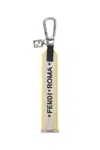 Fendi 1925 Logo-embroidered Keyring In Gray