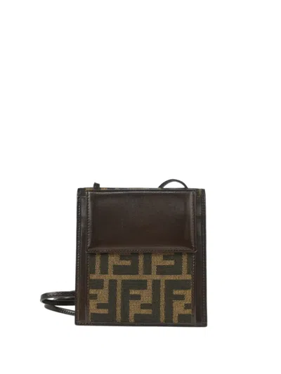 Pre-owned Fendi 1990-2000's Cross Body Bag In Brown