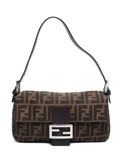 Pre-owned Fendi 1990-2000 Zucca Mamma Shoulder Bag