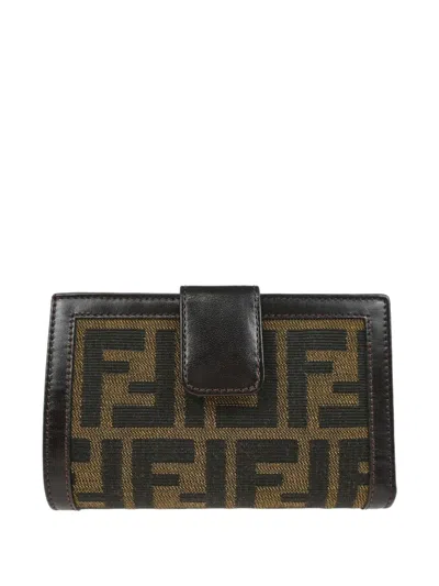 Pre-owned Fendi 1990-2000 Zucca Wallet