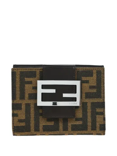 Pre-owned Fendi 1990-2000s Zucca-monogram Wallet