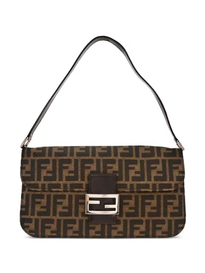 Pre-owned Fendi 1990-2000 Baguette Handbag In Brown
