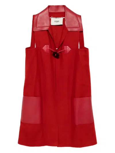 Pre-owned Fendi 1990s Jacket In Red