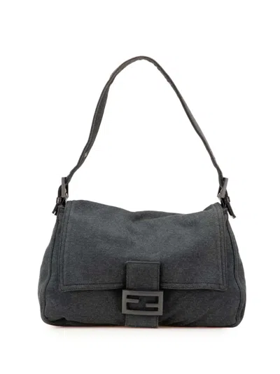 Pre-owned Fendi 2000-2010 Cotton Mamma Forever Shoulder Bag