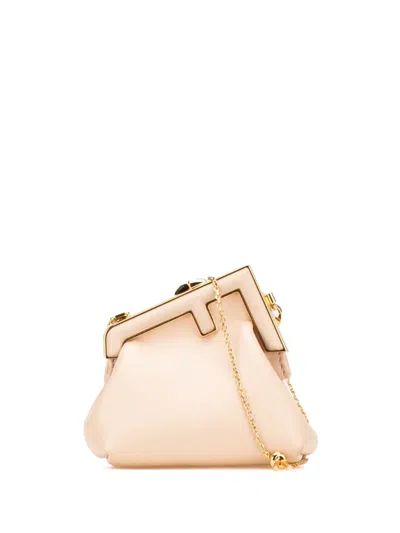 Pre-owned Fendi 2000-2010 Nano Nappa  First Charm Bag Crossbody Bag