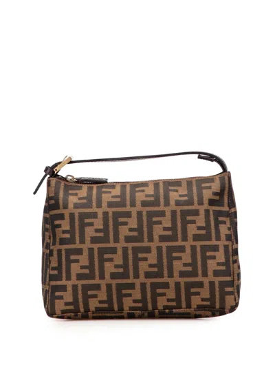 Pre-owned Fendi 2000-2010 Zucca Canvas Handbag