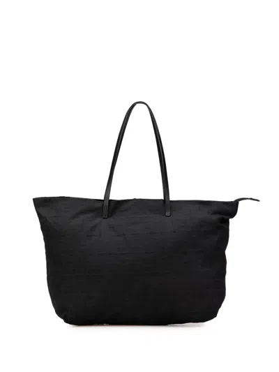 Pre-owned Fendi 2000-2010 Zucca Canvas Tote Bag