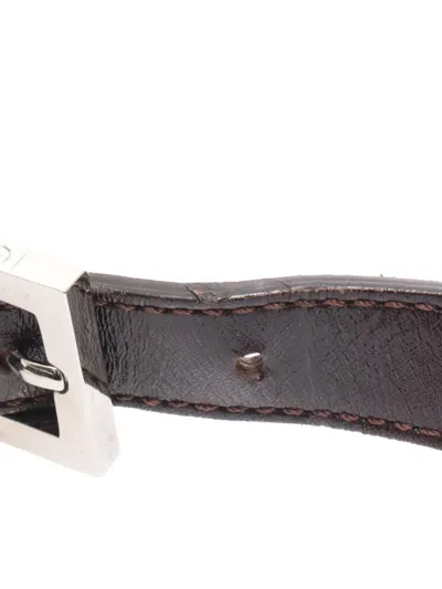 Pre-owned Fendi 2000-2010 Zucchino Mamma Bucket Shoulder Bag In Brown