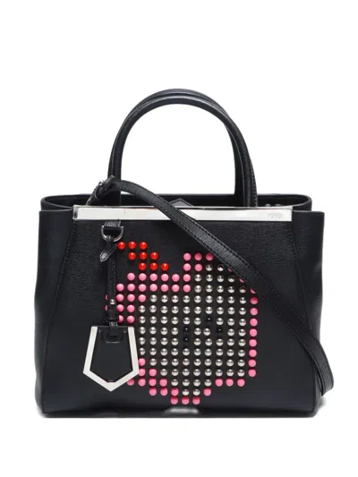 Pre-owned Fendi 2000-2020 2jours Shoulder Bag In Black