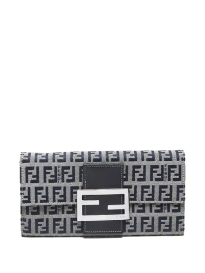Pre-owned Fendi 2000-2020 Zucca Wallet
