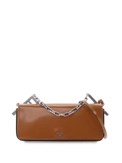Pre-owned Fendi 2000-2024 Patent First Sight Chain Satchel