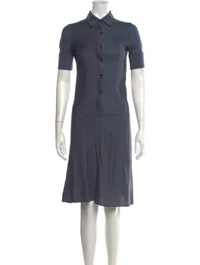 Pre-owned Fendi 2000's Knee-length Dress In Blue