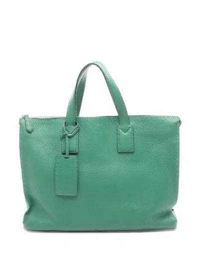 Pre-owned Fendi 2000 Selleria Business Briefcase