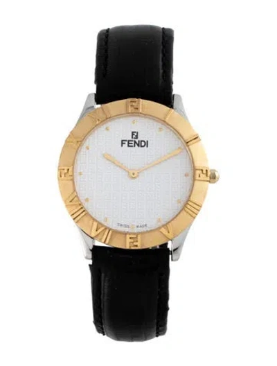 Pre-owned Fendi 2000g Watch In Multi