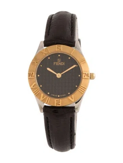Pre-owned Fendi 2000l Watch In Multicolor