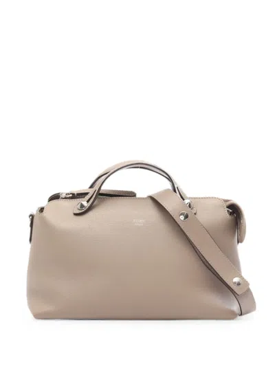 Pre-owned Fendi 2000s Medium By The Way Tote Bag In Neutrals