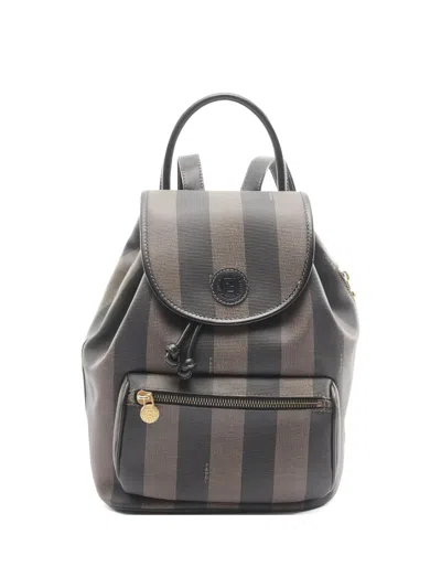 Pre-owned Fendi 2000s Pecan Backpack In Brown