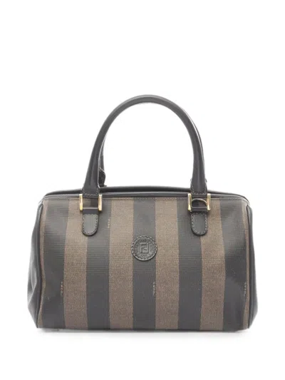 Pre-owned Fendi 2000s Pecan Tote Bag In Black