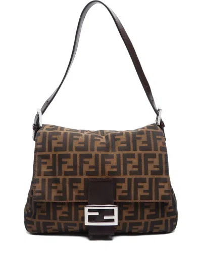 Pre-owned Fendi 2010-2020 Mamma Baguette Shoulder Bag
