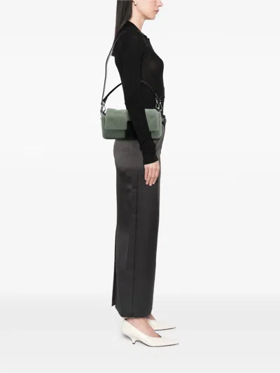 Pre-owned Fendi 2010-2024 Cashmere Baguette Satchel