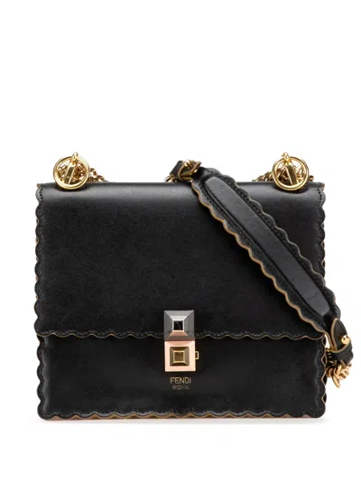 Pre-owned Fendi 2010-2024 Small Leather Kan I Crossbody Bag
