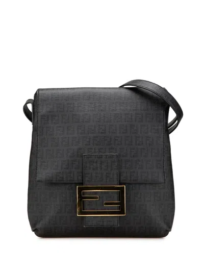 Pre-owned Fendi 2010-2024 Zucchino Spalmati Crossbody Bag