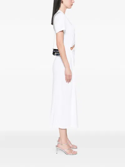 Pre-owned Fendi 2010-2025 Nano Sequins Baguette Charm Crossbody Bag In Blue