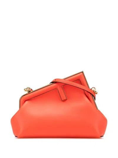Pre-owned Fendi 2010-2025 Small Nappa  First Crossbody Bag