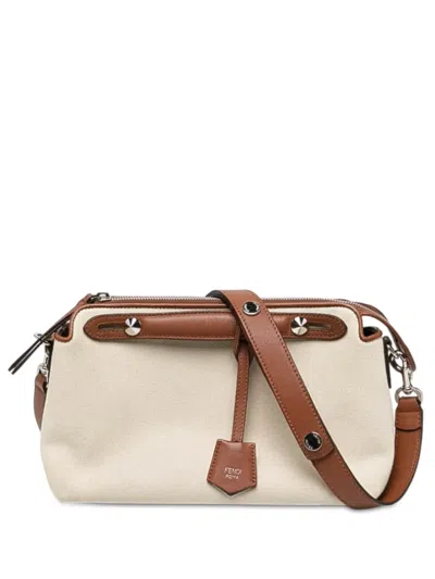 Pre-owned Fendi 2010-2026 Medium By The Way Satchel In Brown
