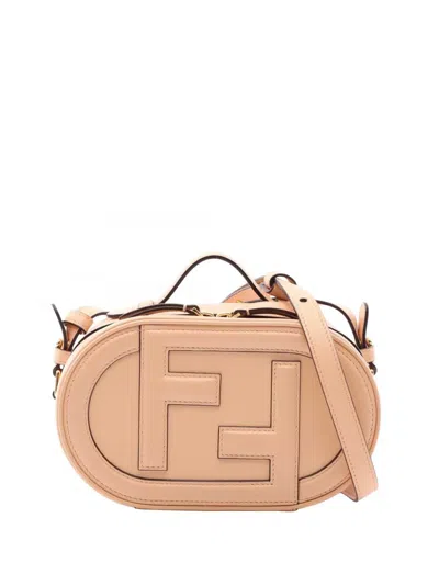 Pre-owned Fendi 2010-2026 O'lock Leather Camera Bago'lock Leather Camera Bag Satchel In Pink