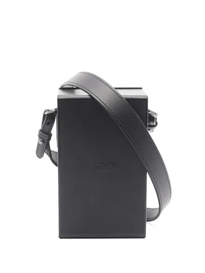 Pre-owned Fendi 2010s Box Mini Bag In Black