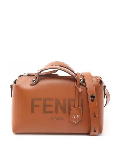Pre-owned Fendi 2010s By The Way Two-way Handbag In Brown