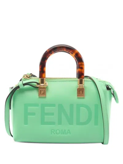 Pre-owned Fendi 2010s By The Way Two-way Mini Bag In Green