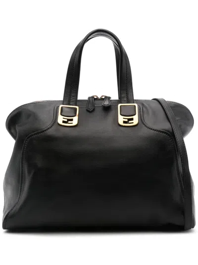 Pre-owned Fendi 2010s Chamaleon Tote Bag In Black