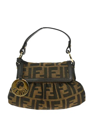Pre-owned Fendi 2010s Chef Mini Bag In Brown