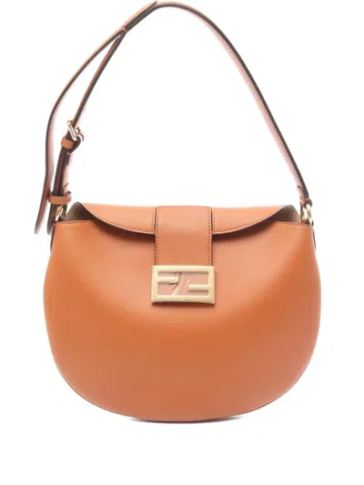Pre-owned Fendi 2010s Croissant Shoulder Bag In Brown