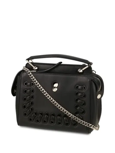 Pre-owned Fendi 2010s Dotcom Two-way Shoulder Bag In Black