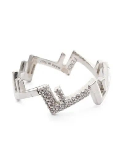 Pre-owned Fendi 2010s Five Rings Ring