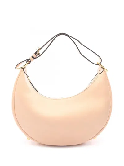 Pre-owned Fendi 2010s Leather Shoulder Bag In Pink