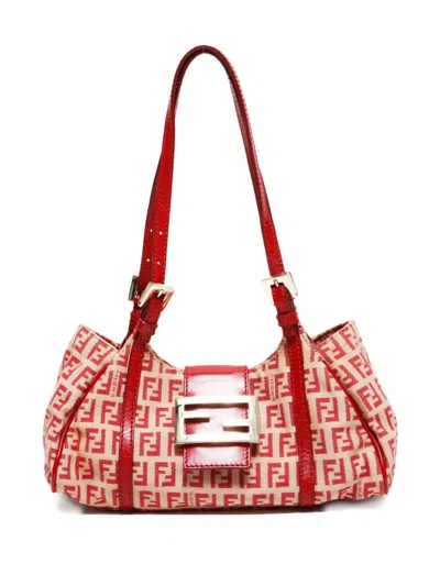 Pre-owned Fendi 2010s Mini Mamma Zucchino Handbag In Neutral
