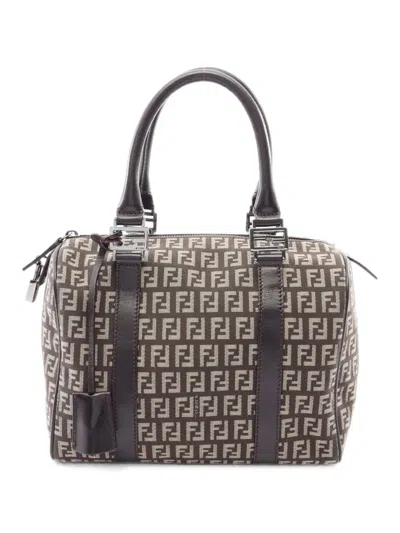 Pre-owned Fendi 2010s Mini Zucchino Tote Bag In ブラウン